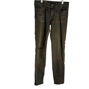 KUT From The Kloth Boyfriend Distressed Jeans Sz 2
